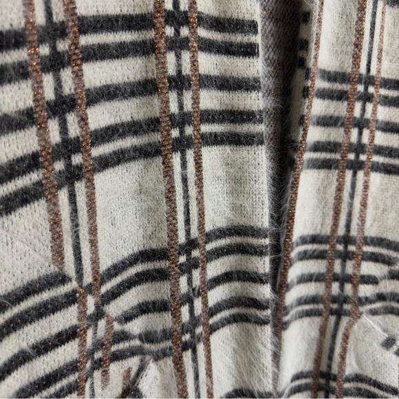 🖤 🌟BOGO 50% off🌟 Apt9 Plaid Sweater Coatigan sz XXL - Picture 3 of 10